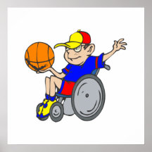 Baloncesto de la silla poster