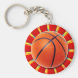 Baloncesto retro llavero