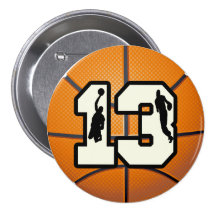 Baloncesto y jugadores del número 13 pin