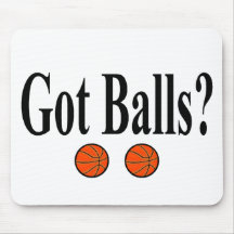 Baloncestos conseguidos tapete de ratones