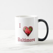 Baltimore -- con el rosa rojo taza de café