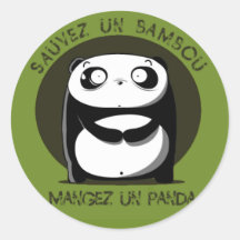 Bambou de la O.N.U de Sauvez Pegatinas