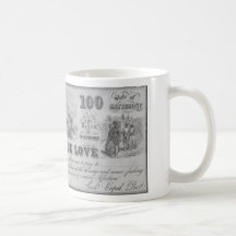 Banco del amor verdadero tazas