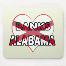 Bancos, Alabama Alfombrillas De Ratón