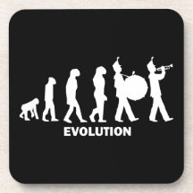 banda de la evolución posavasos