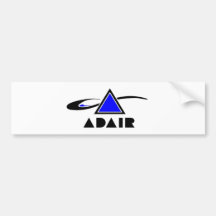 Banda del condado de Adair Etiqueta De Parachoque