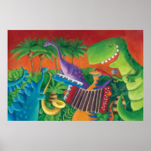 Banda enrrollada del dinosaurio impresiones