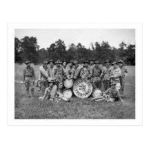 Banda militar de Trenton New Jersey: 1900s tempran Tarjeta Postal