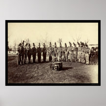 Banda militar del cuerpo 1865 de la reserva del ve impresiones