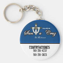 banda Santa Cruz logo2, 561-261-4237 561-261-3… Llavero