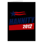 Bandera 2012 de Hannity Tarjetas