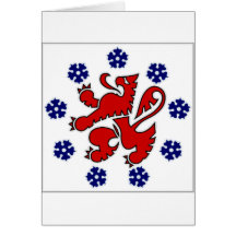 Bandera alemana de la comunidad de Bélgica Tarjetas