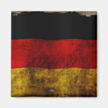 Bandera alemana - vintage imán de frigorífico