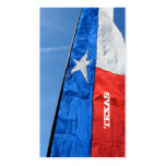 Bandera alta de la tarjeta de visita de la bandera