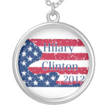 Bandera alterada de Hilary Clinton 2012 los E.E.U. Colgantes