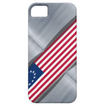 Bandera americana 76 iPhone 5 Case-Mate carcasa