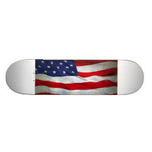 Bandera americana apenada monopatín personalizado