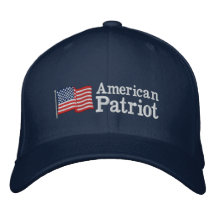 Bandera americana B del patriota Gorra De Beisbol
