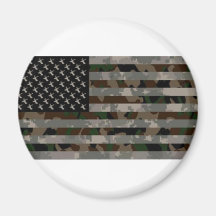 Bandera americana camuflada iman para frigorífico