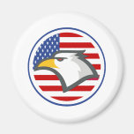 Bandera americana de Eagle Imanes Para Frigoríficos