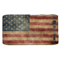 Bandera americana del vintage motorola droid RAZR carcasa