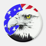 Bandera americana Eagle orgullo del 4 de julio Imanes