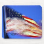 Bandera americana Mousepad Tapetes De Ratones
