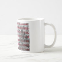 Bandera americana patriótica pintada peladura del  taza de café