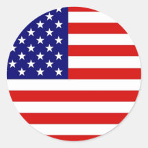 Bandera americana pegatina