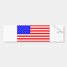 BANDERA AMERICANA PEGATINA DE PARACHOQUE