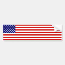 Bandera americana pegatina de parachoque