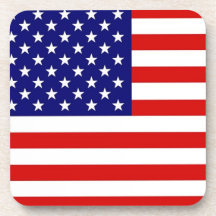 Bandera americana posavaso
