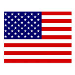 Bandera americana postales