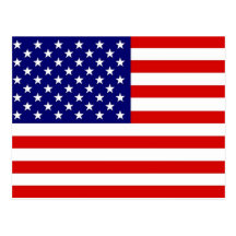 Bandera americana postales