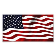Bandera americana que agita fotos