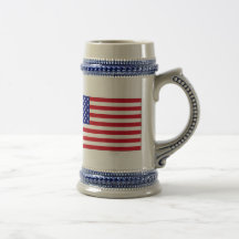 Bandera americana taza