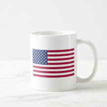 Bandera americana tazas
