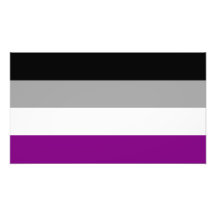 Bandera asexual del orgullo fotografías  