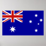 Bandera australiana poster
