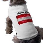 Bandera austríaca camisas de perritos