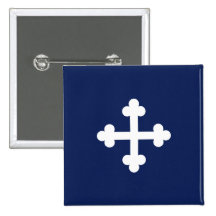 Bandera azul de Bottony Pins