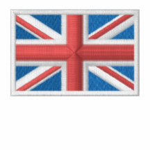Bandera bordada del Reino Unido Chaqueta Bordada