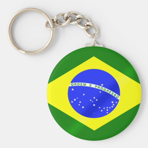 Bandera brasileña de los regalos y de las camiseta llaveros