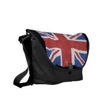 Bandera BRITÁNICA 2 del vintage Bolsas De Mensajería