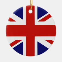 Bandera británica adorno de reyes