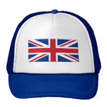 Bandera británica biselada gorro