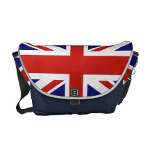 Bandera británica bolsas messenger