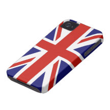 Bandera británica Case-Mate iPhone 4 carcasas