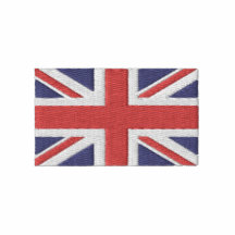 Bandera británica de las señoras delantero elegant camiseta polo