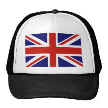 Bandera británica gorras